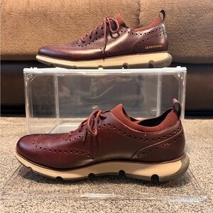 Cole Haan Men's Burgundy Zerogrand Oxfords